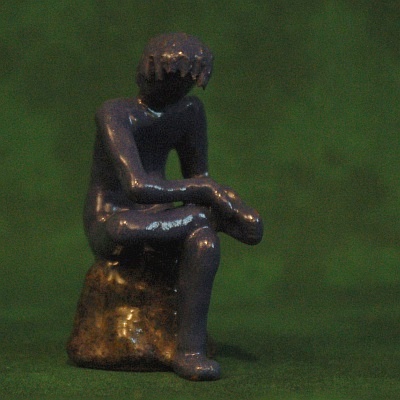 Figuren aus Ton von Fabian Williges - der Dornauszieher