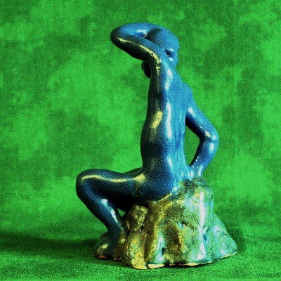 Figuren aus Ton von Fabian Williges - sich streckender Mann