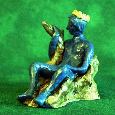 Figuren aus Ton von Fabian Williges - Sinnender Knig