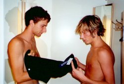 Kleidungskauf zum Shooting 2001